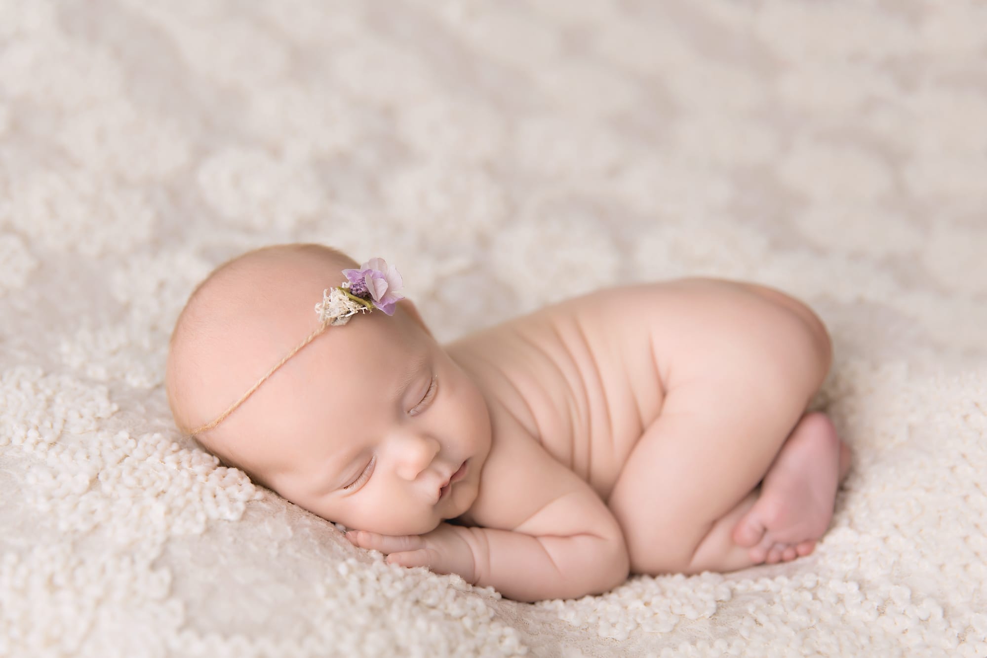 newborn posing