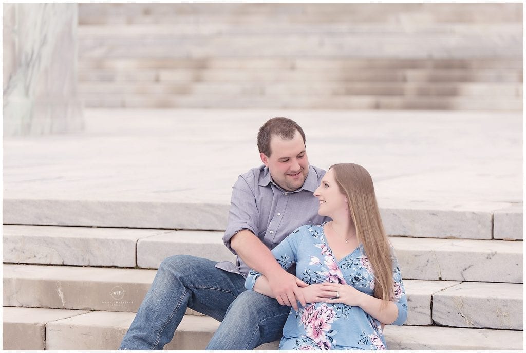 spring maternity session