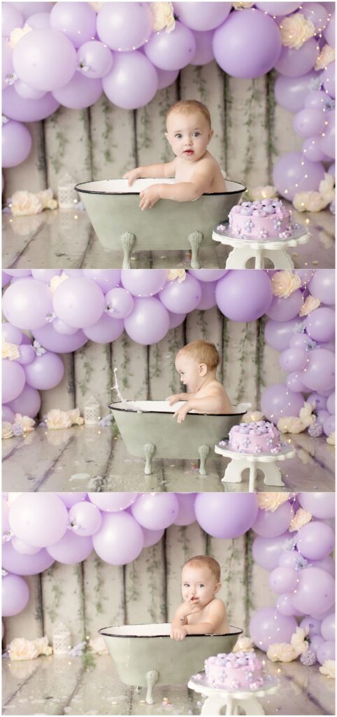 Lavender Cake Smash